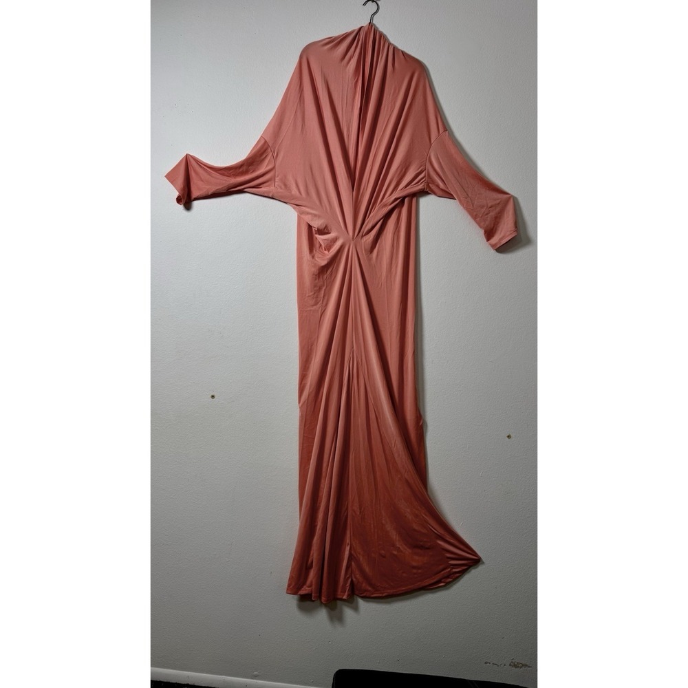 Sexy Diva 3XL Coral Draped Maxi Dress Stock B13